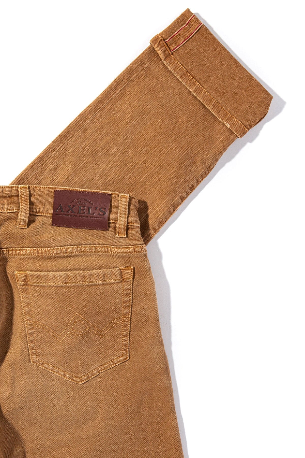 Tucson Selvedge Denim In Gold - AXEL'S
