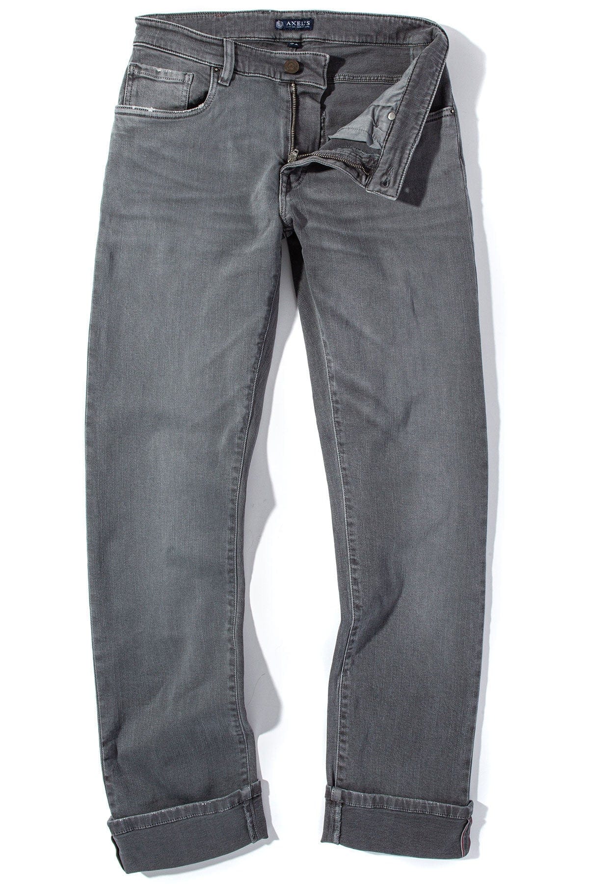 Tucson Selvedge Denim In Grigio - AXEL'S