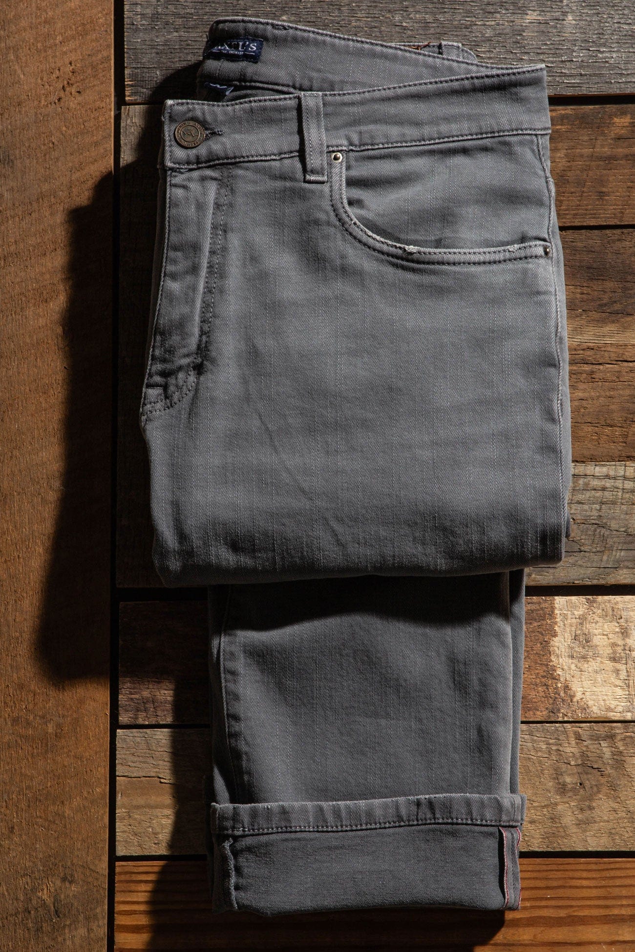 Tucson Selvedge Denim In Grigio - AXEL'S