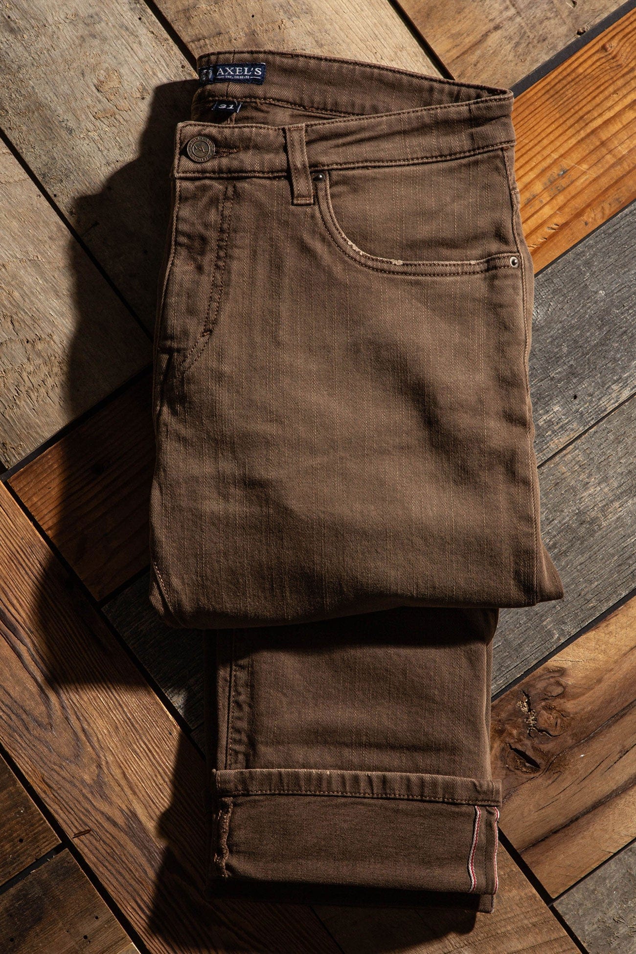 Tucson Selvedge Denim In Liquirizia - AXEL'S