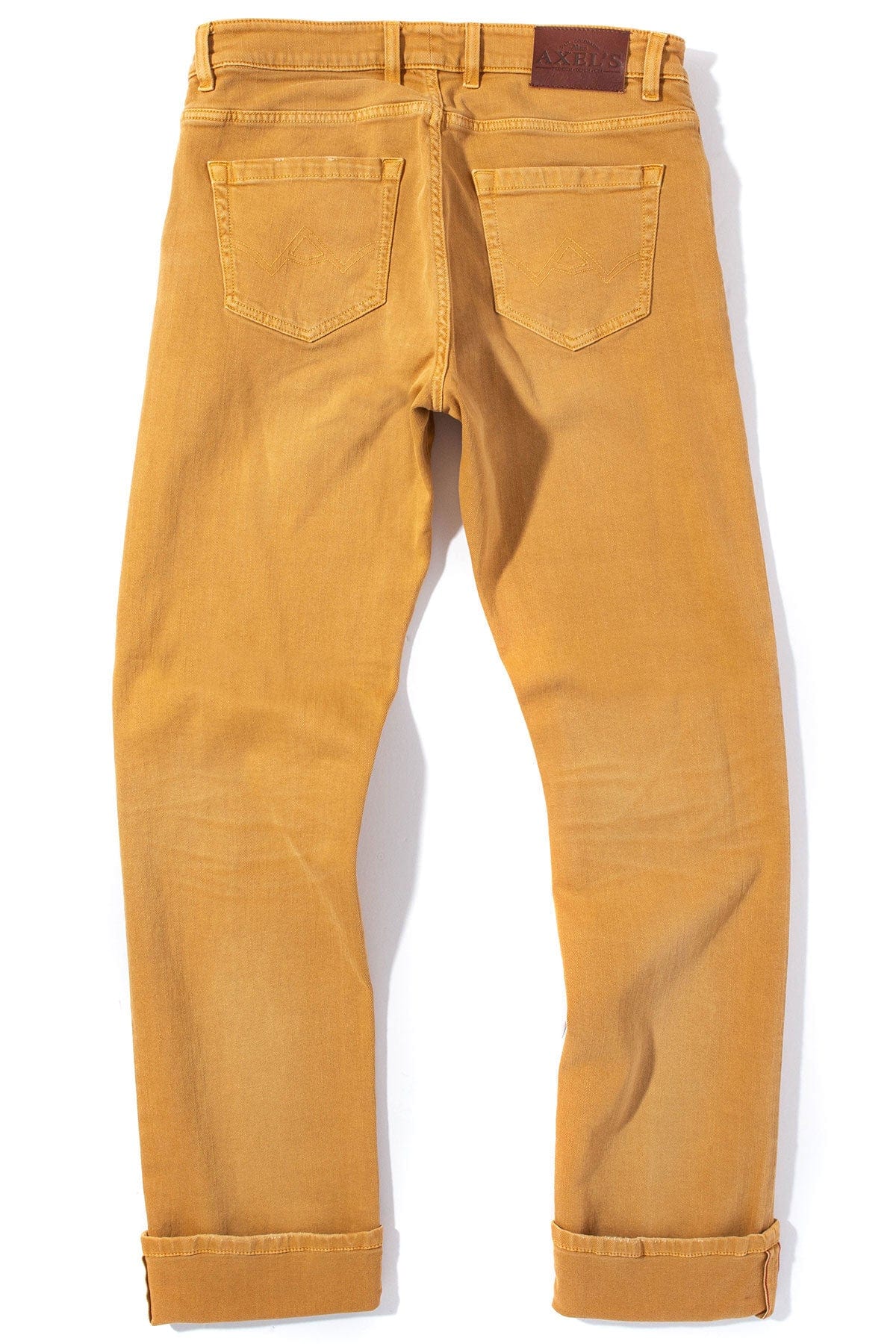 Tucson Selvedge Denim In Ocra - AXEL'S