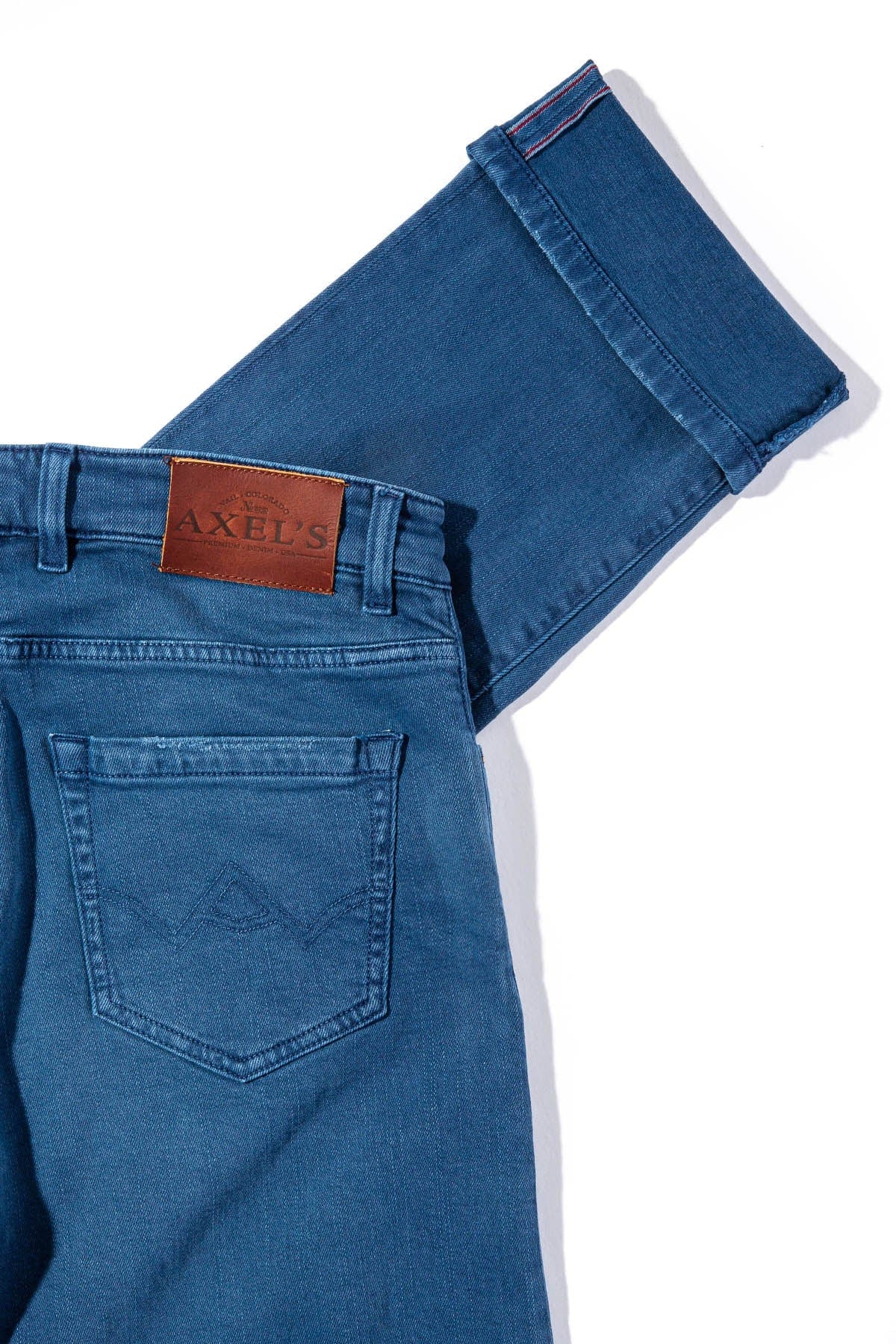 Tucson Selvedge Denim In Olympic Blue - AXEL'S