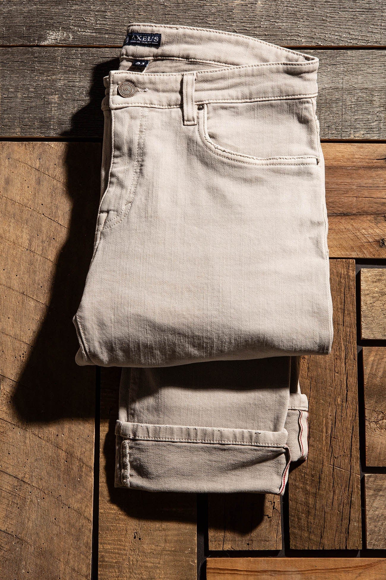 Tucson Selvedge Denim In Sasso - AXEL'S