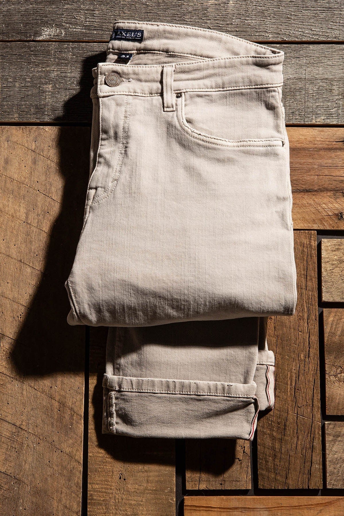Tucson Selvedge Denim In Sasso - AXEL'S