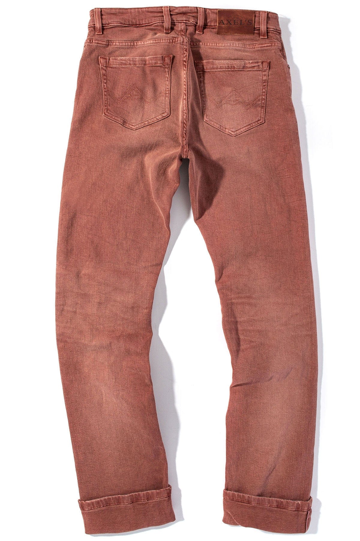 Tucson Selvedge Denim In Terracotta - AXEL'S