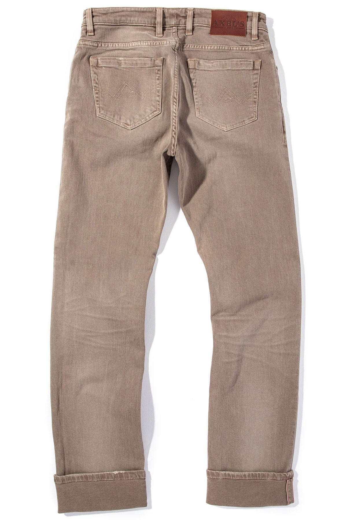 Tucson Selvedge Denim In Tortora - AXEL'S