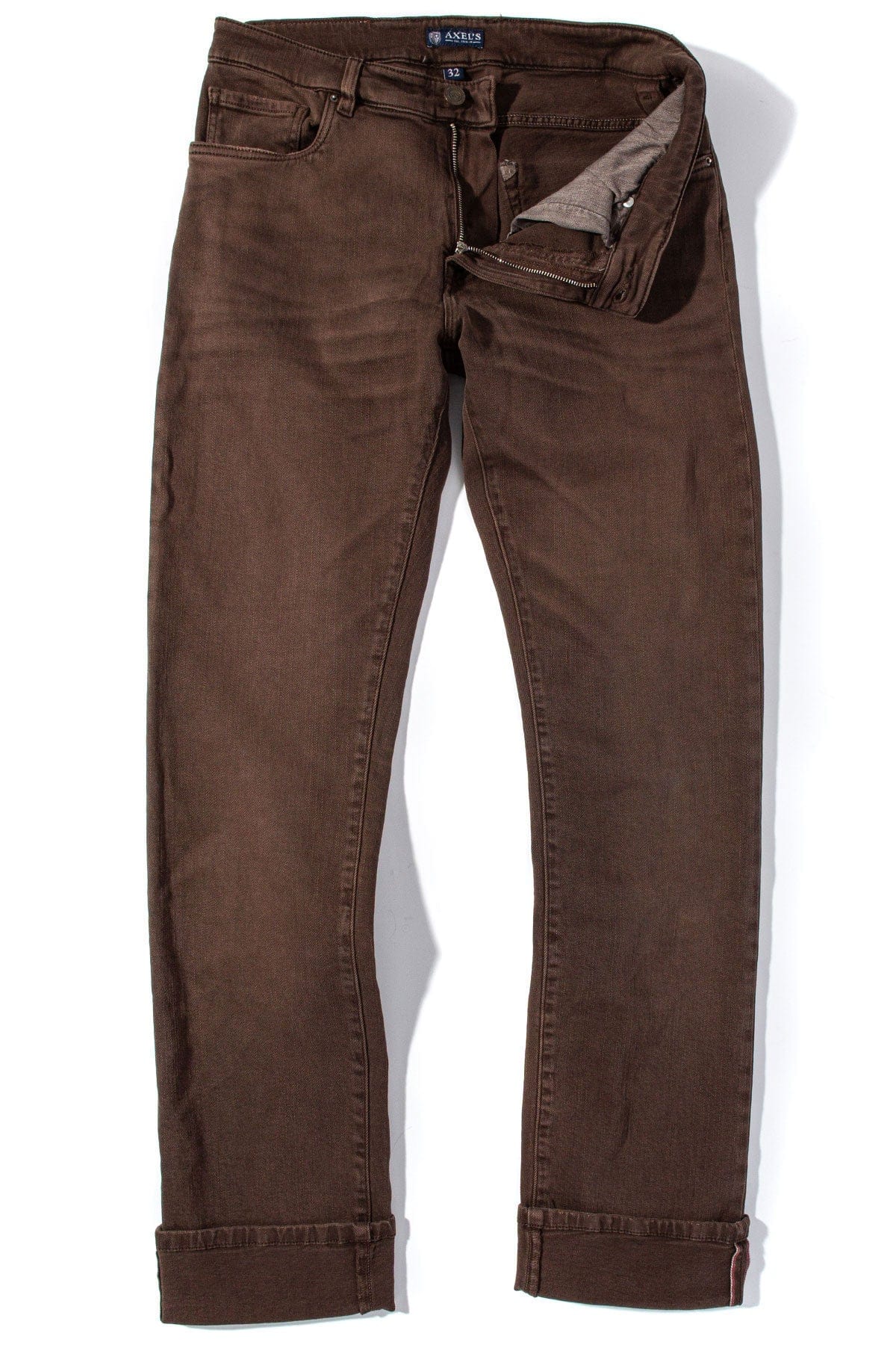 Tucson Selvedge Denim In Wenge - AXEL'S