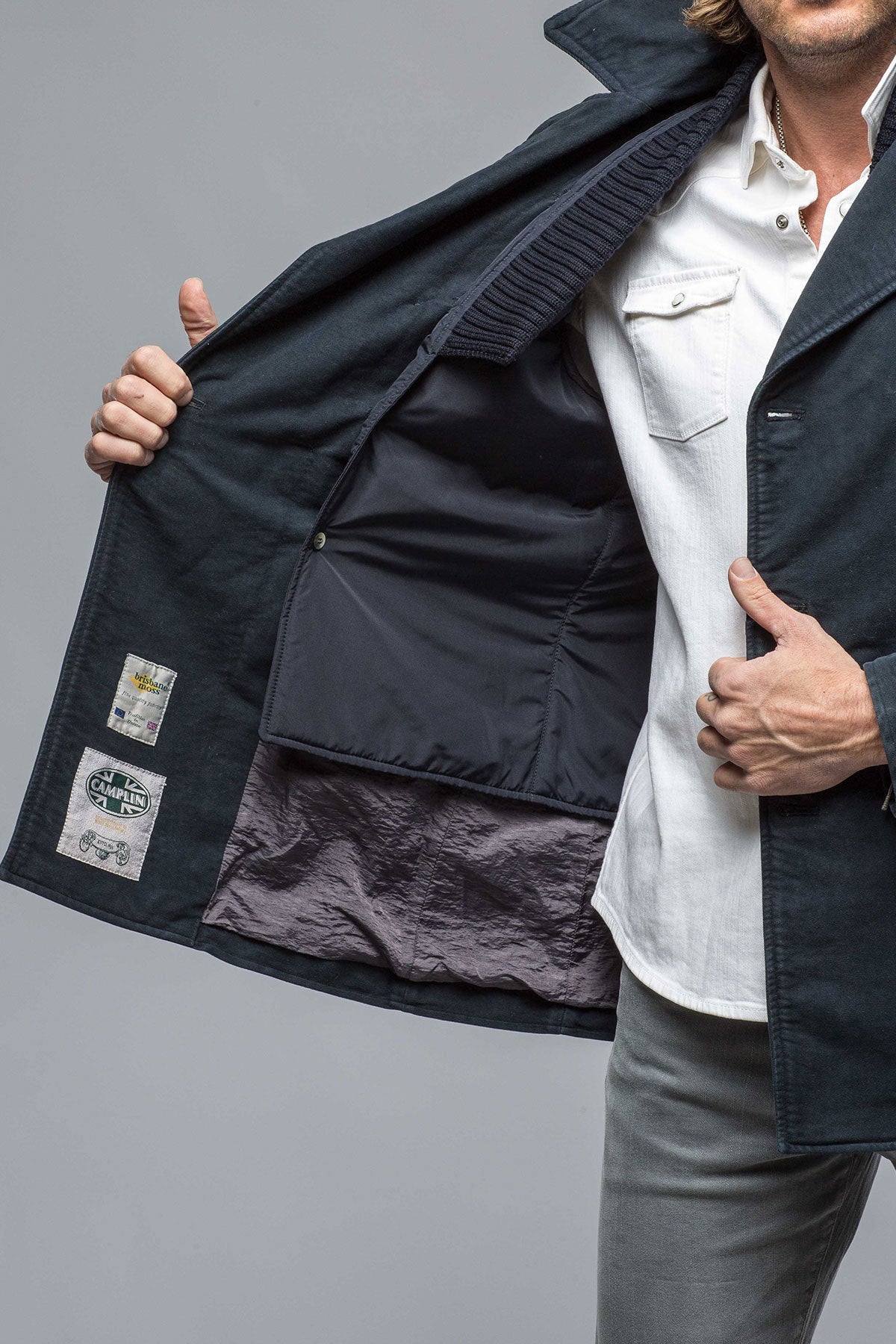 Brush Pea Coat | Warehouse - Mens - Outerwear - Cloth | Camplin