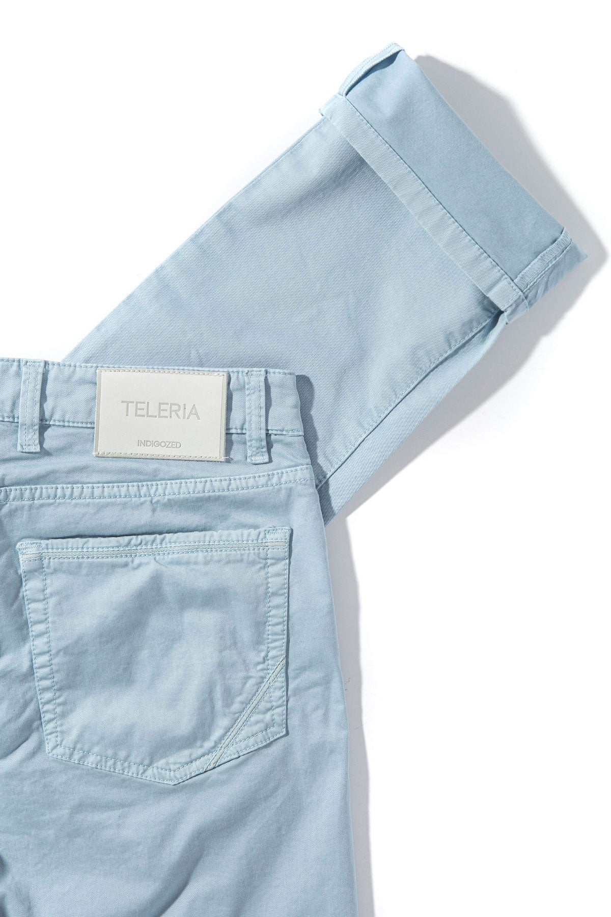 Summit 5-Pocket Cotton Twill In Blue Ice | Mens - Pants - 5 Pocket | Teleria Zed
