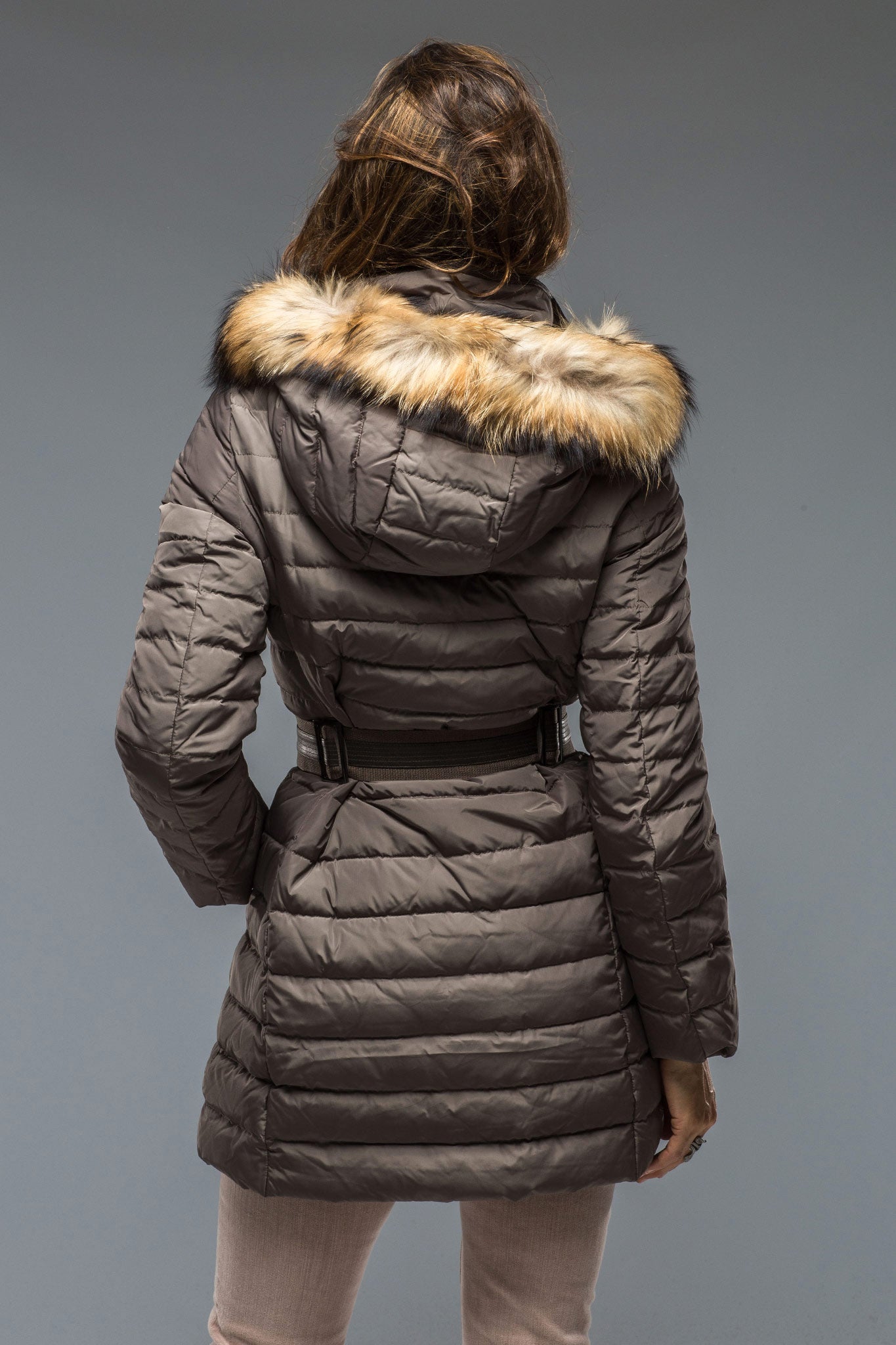 Thalia Long Down Coat | Warehouse - Ladies - Outerwear - Cloth | Gimo's