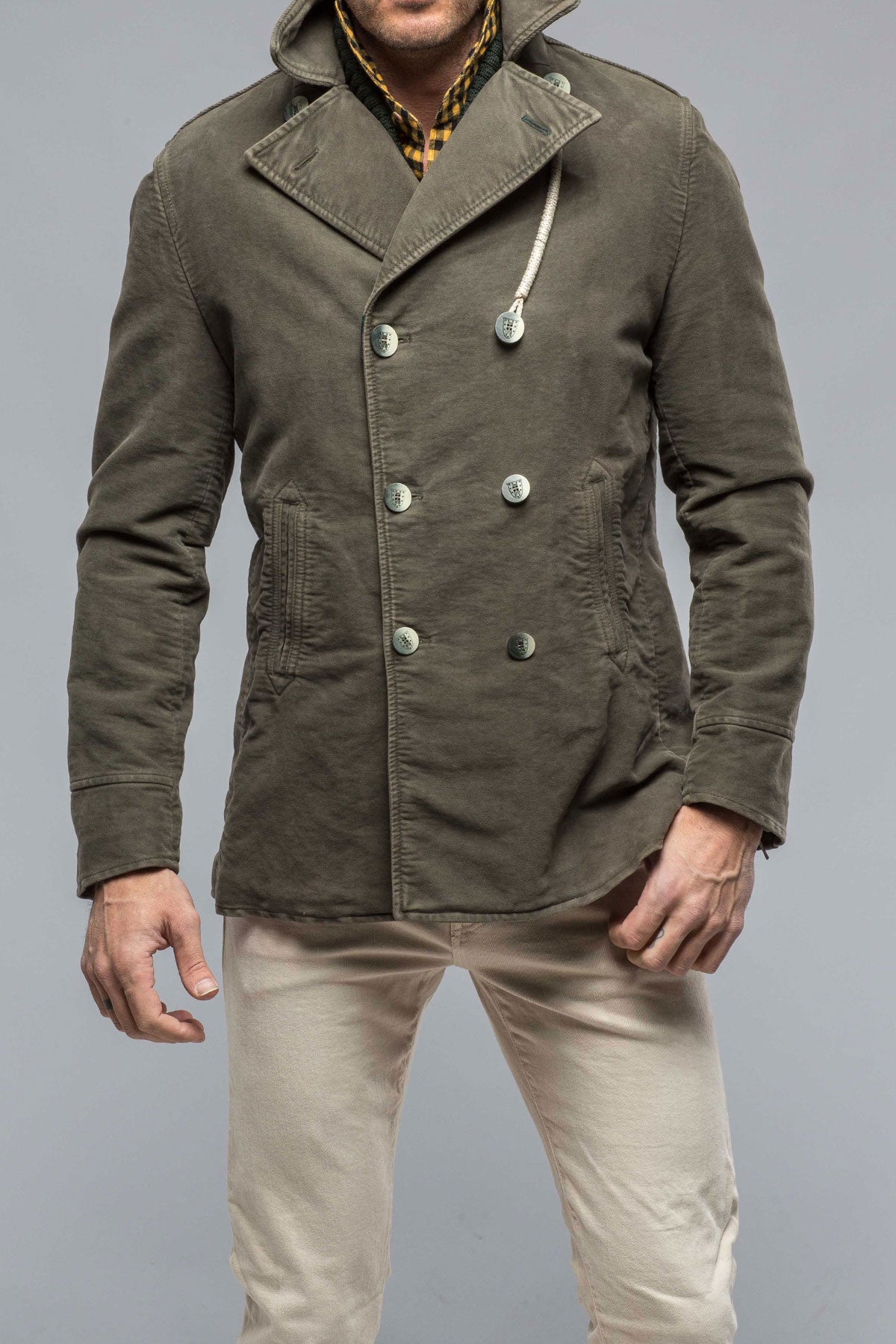 Camplin | Kennedy Pea Coat | Warehouse - Mens - Outerwear - Cloth
