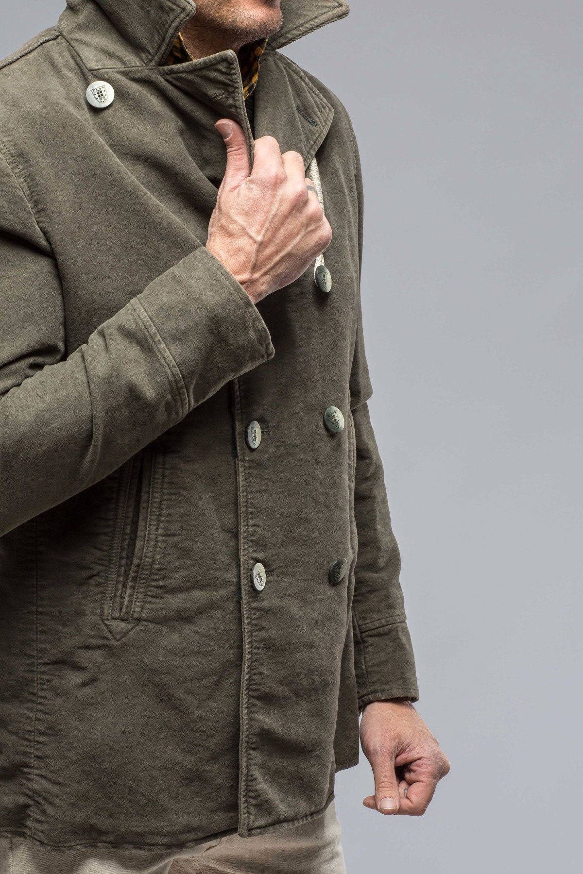 Camplin | Kennedy Pea Coat | Warehouse - Mens - Outerwear - Cloth