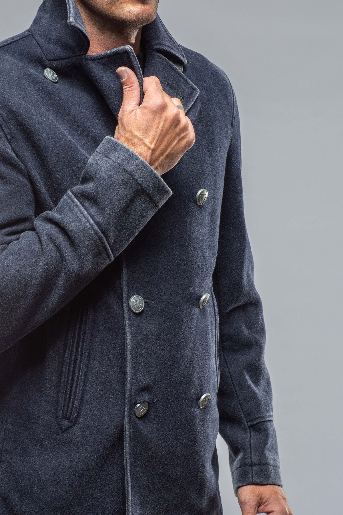 Camplin | Mayfield Vintage Pea Coat | Warehouse - Mens - Outerwear - Cloth
