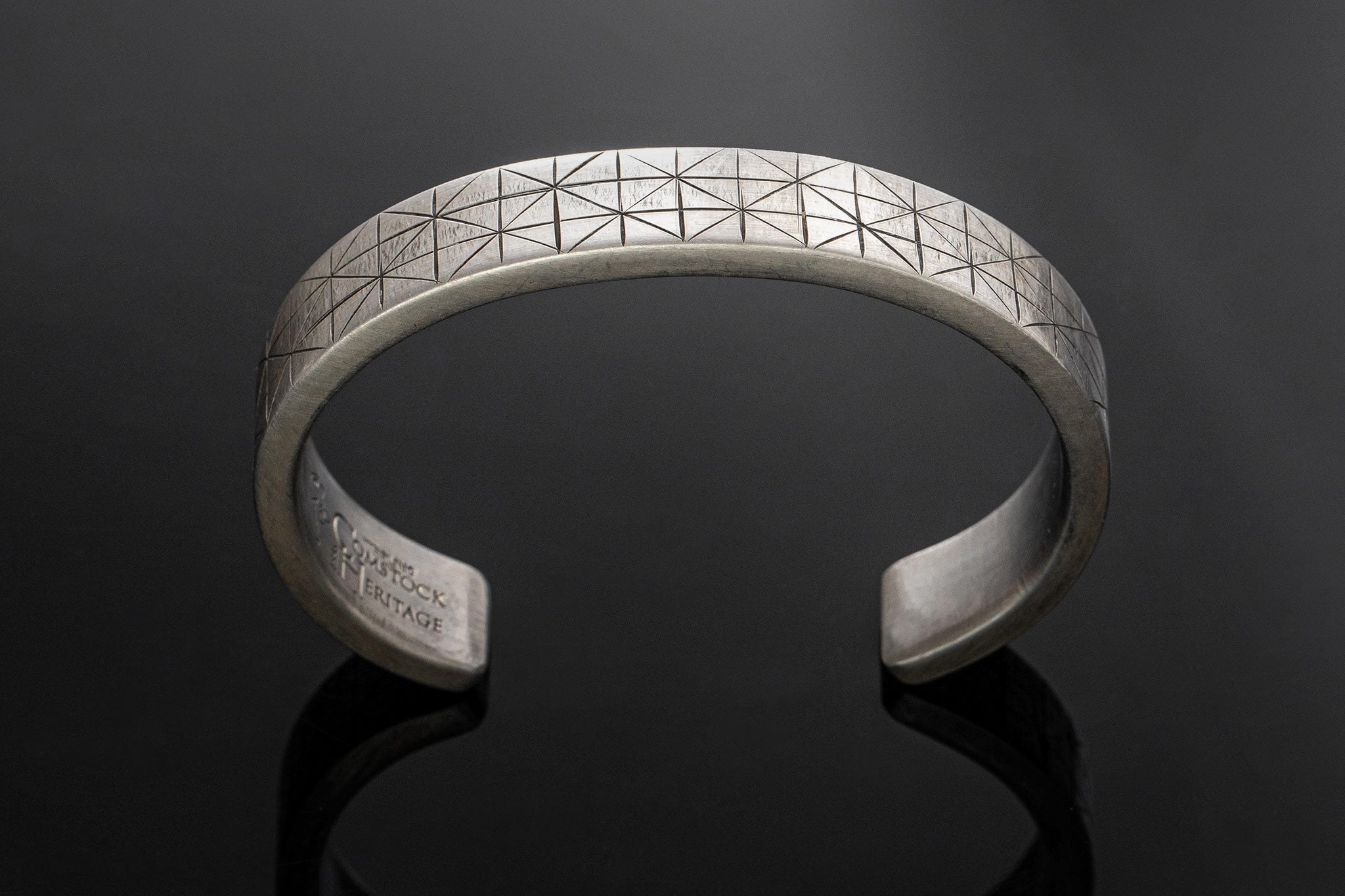 5/8" Sterling New-Deco Cuff Bracelet | Mens - Accessories - Bracelets | American Buckle Collection