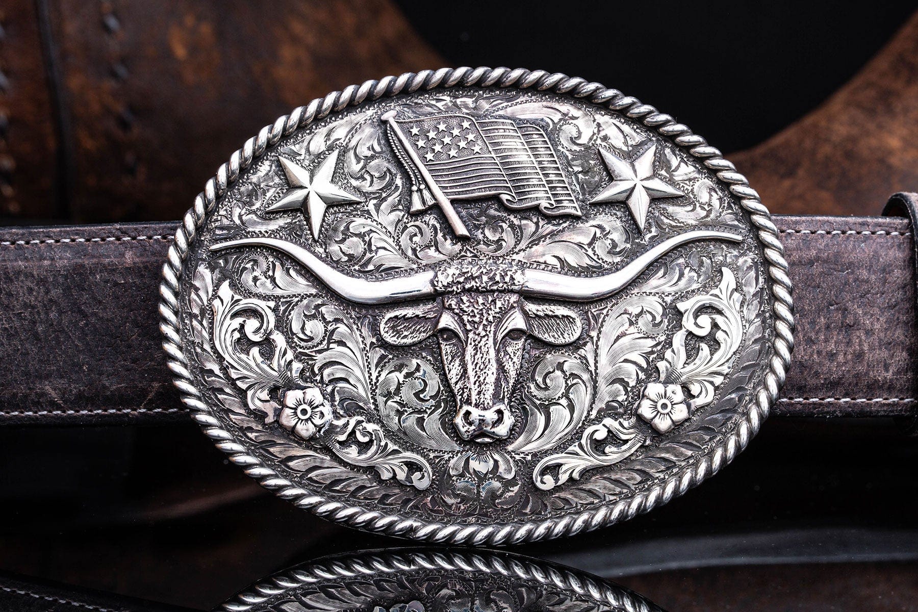Comstock Heritage American Rodeo Trophy Buckle | Belts And Buckles - Trophy