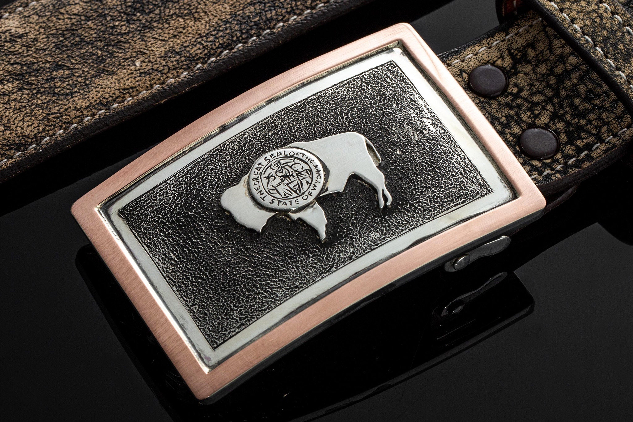 Comstock Heritage AO Wyoming Trophy Buckle Belts And Buckles - Trophy