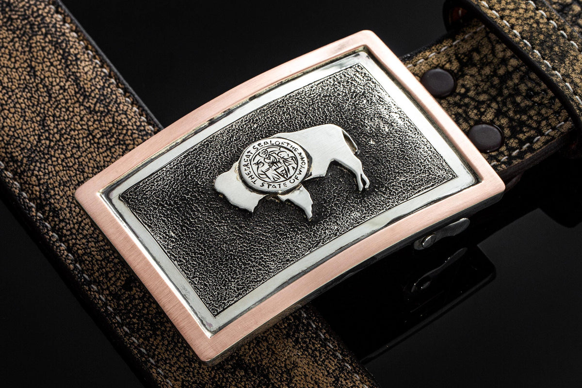 Comstock Heritage | AO Wyoming Trophy Buckle | Belts And Buckles - Trophy