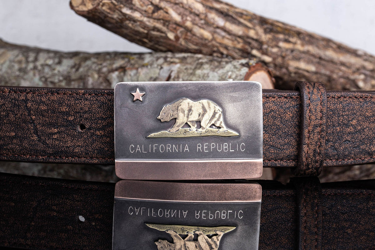 Comstock Heritage | California Flag Trophy Buckle | Belts And Buckles - Trophy