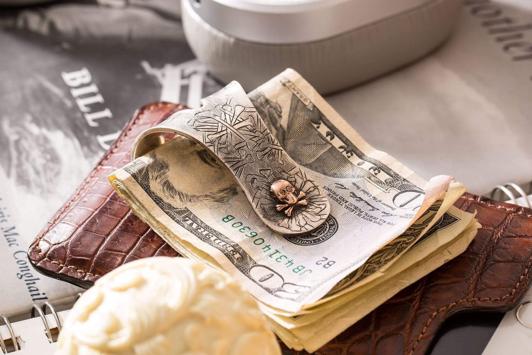 Gold Skull Money Clip | Mens - Accessories - Money Clips | American Buckle Collection
