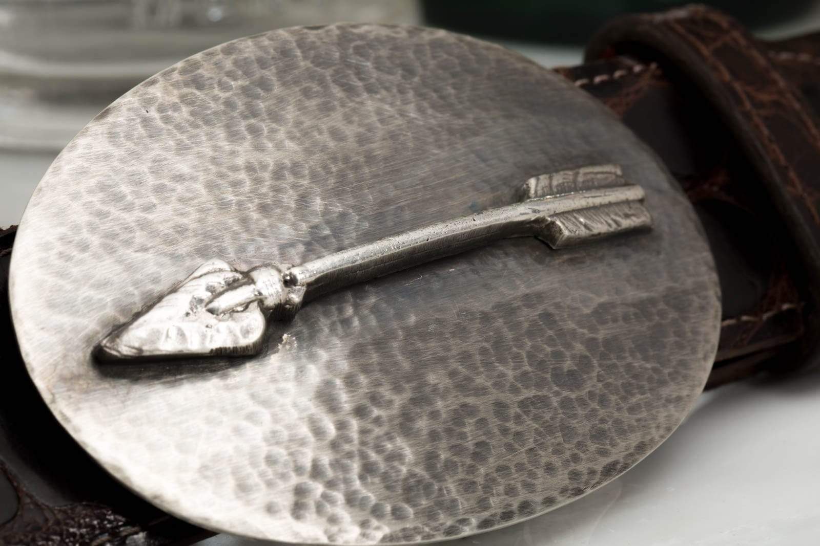 American Buckle Collection Hammered Arrow | Belts And Buckles - Trophy