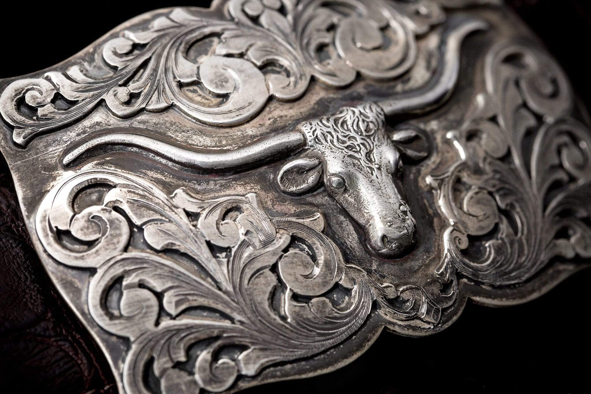American Buckle Collection Longhorn Trophy Buckle | Belts And Buckles - Trophy