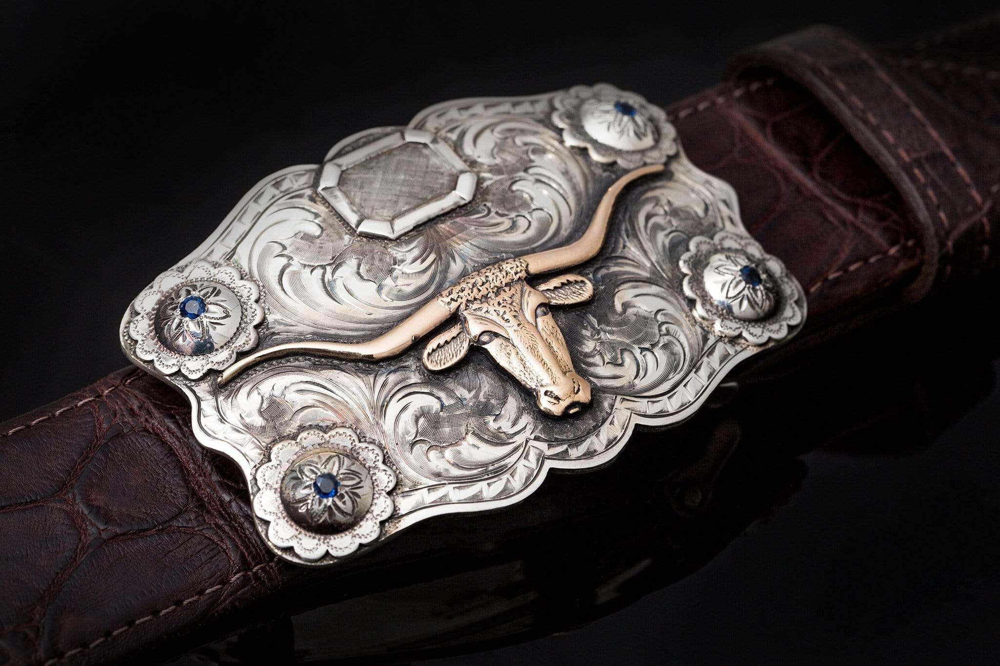 American Buckle Collection Morgan Longhorn | Belts And Buckles - Trophy