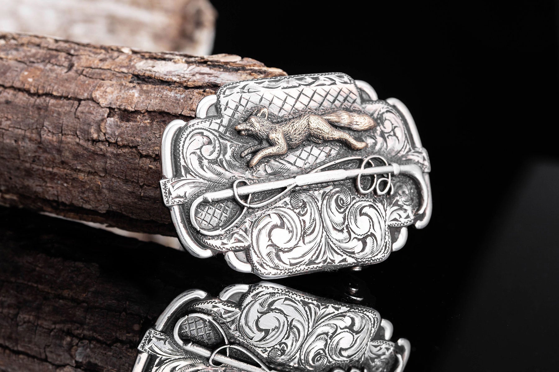 Comstock Heritage | Pendleton Fox Whip Trophy Buckle | Belts And Buckles - Trophy