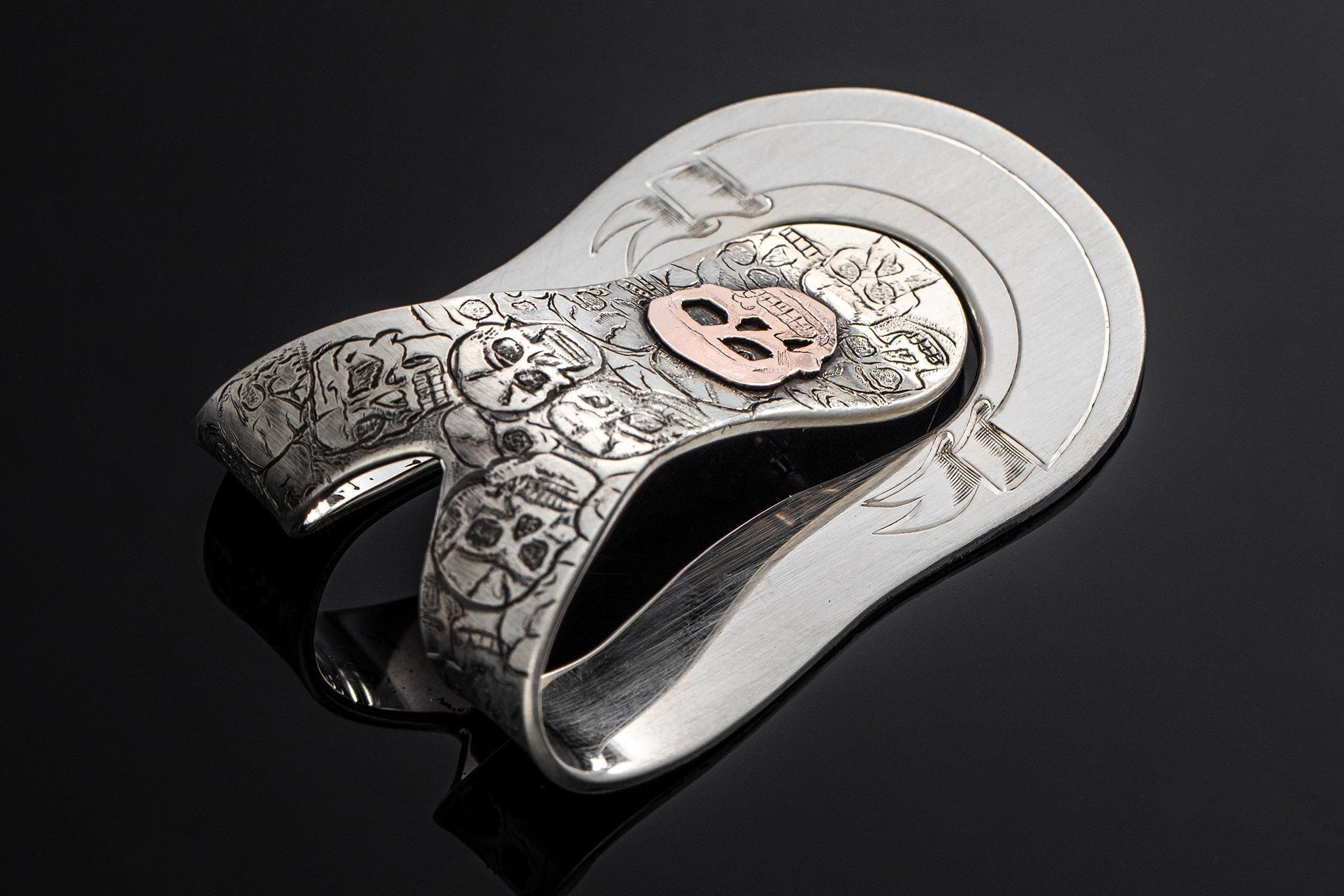 Skull Money Clip | Mens - Accessories - Money Clips | Comstock Heritage