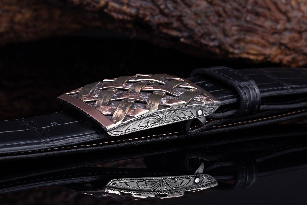 Comstock Heritage | Tyson Dorset Braided Trophy Buckle | Belts And Buckles - Trophy