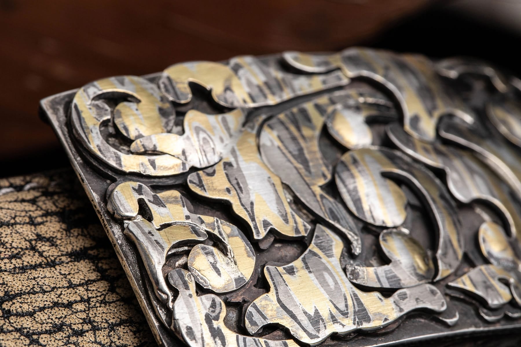Tyson Swirl Mokume Buckle - AXEL'S