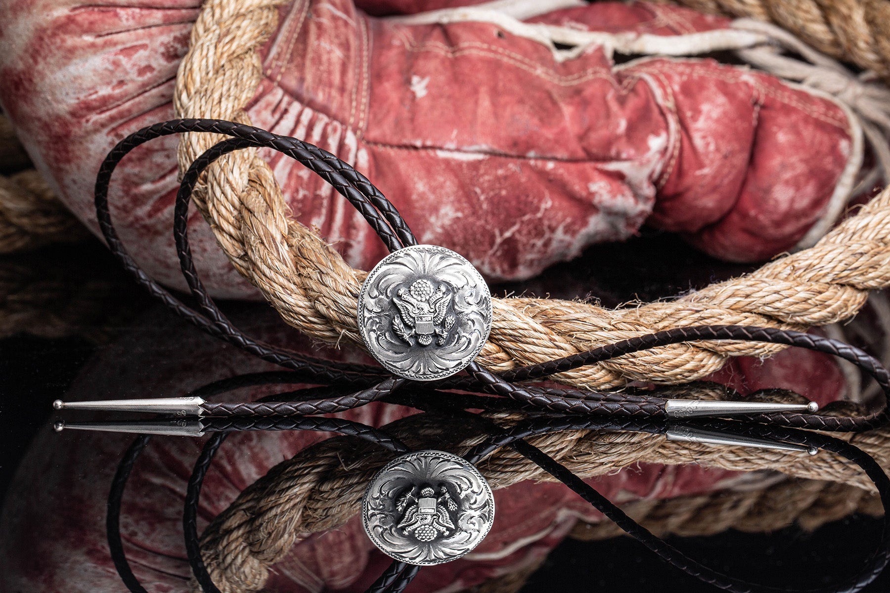 USA Presidential Seal Bolo Tie - AXEL'S