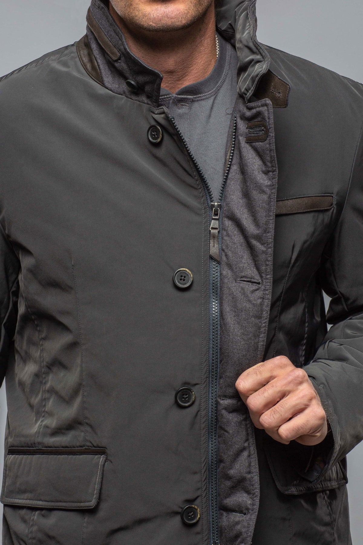 Wylie Insulated Shell In Slate | Warehouse - Mens - Outerwear - Cloth | Gimo's