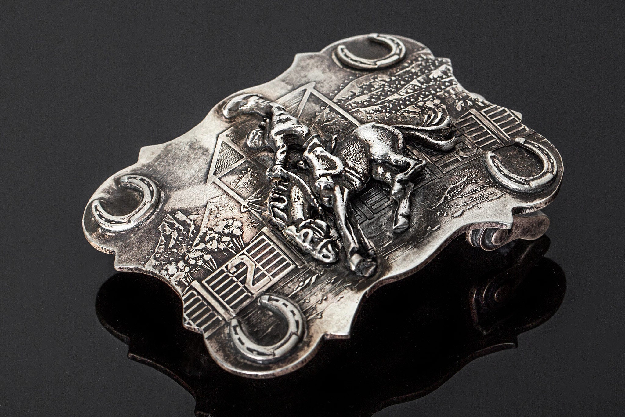 AO Wyatt HB Trophy Buckle | Belts And Buckles - Trophy | American Buckle Collection