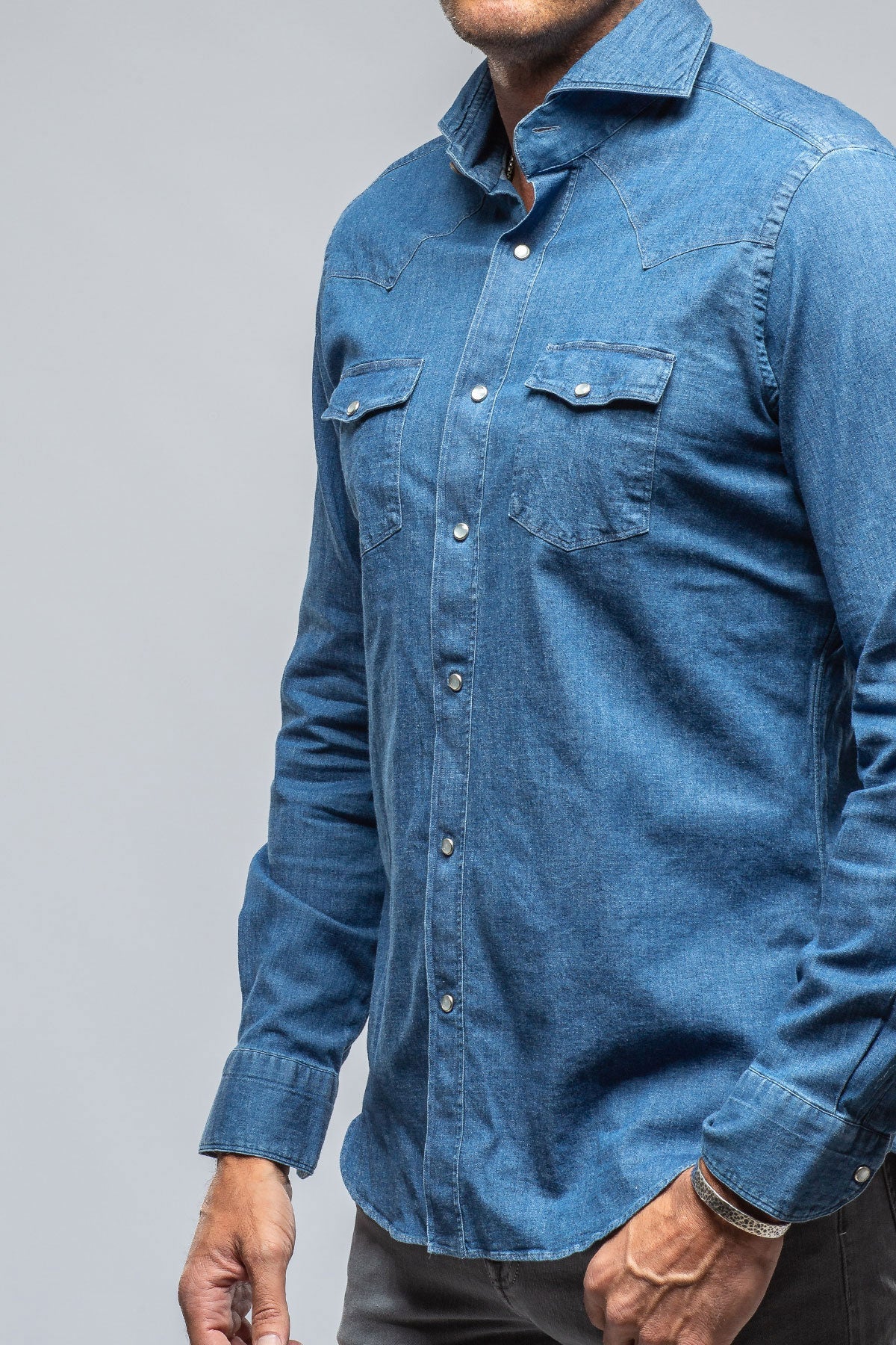 Kayce Western Snap Shirt | Mens - Shirts - Outpost | Giannetto Portofino