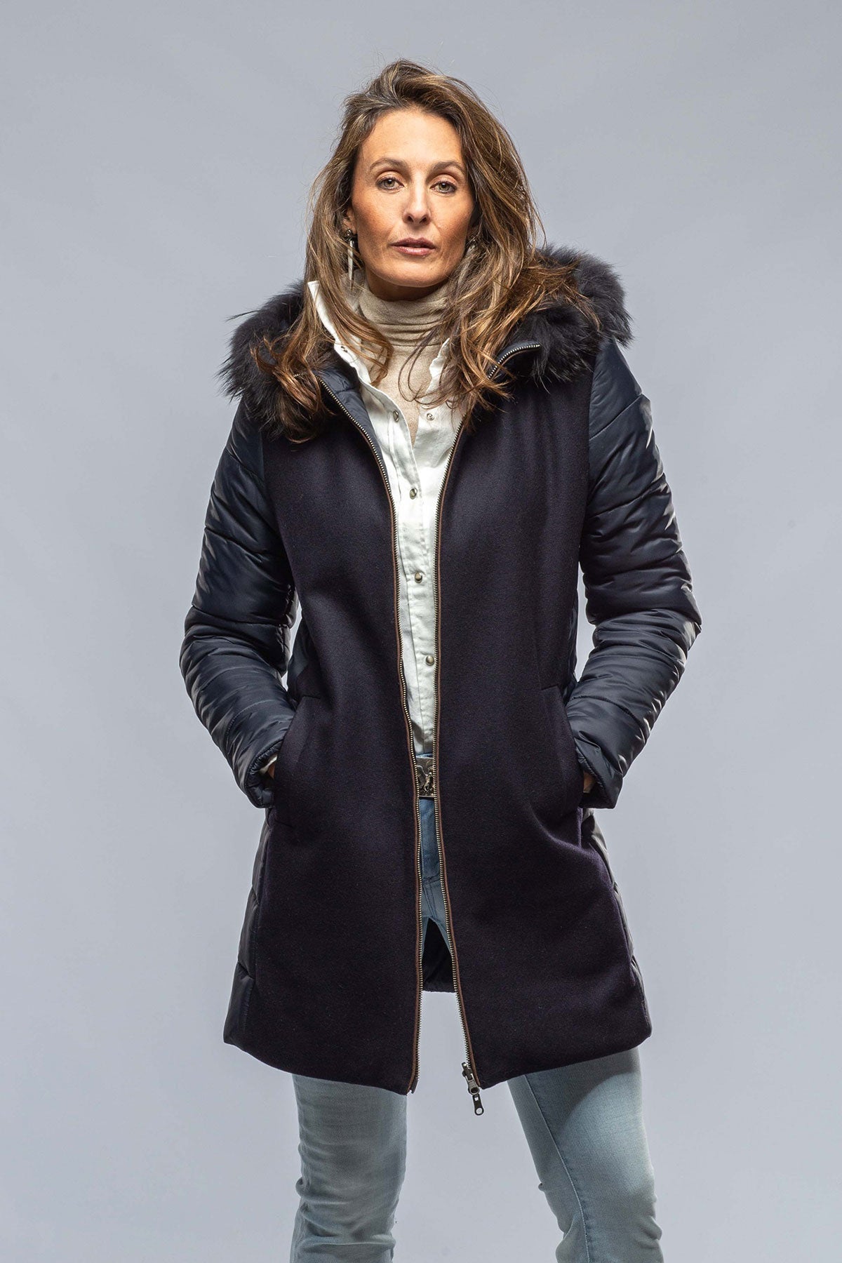 Candice Wool/Cashmere Reversible Coat | Warehouse - Ladies - Outerwear - Cloth | Gimo's