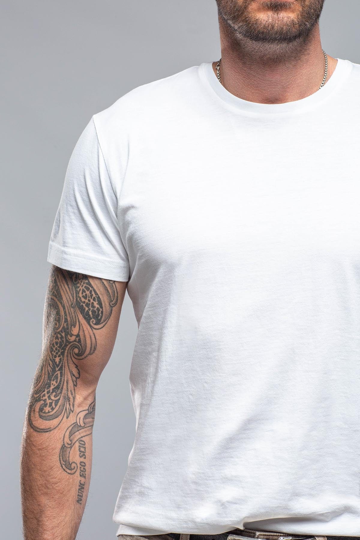 Pismo Cotton Tee In White - AXEL'S