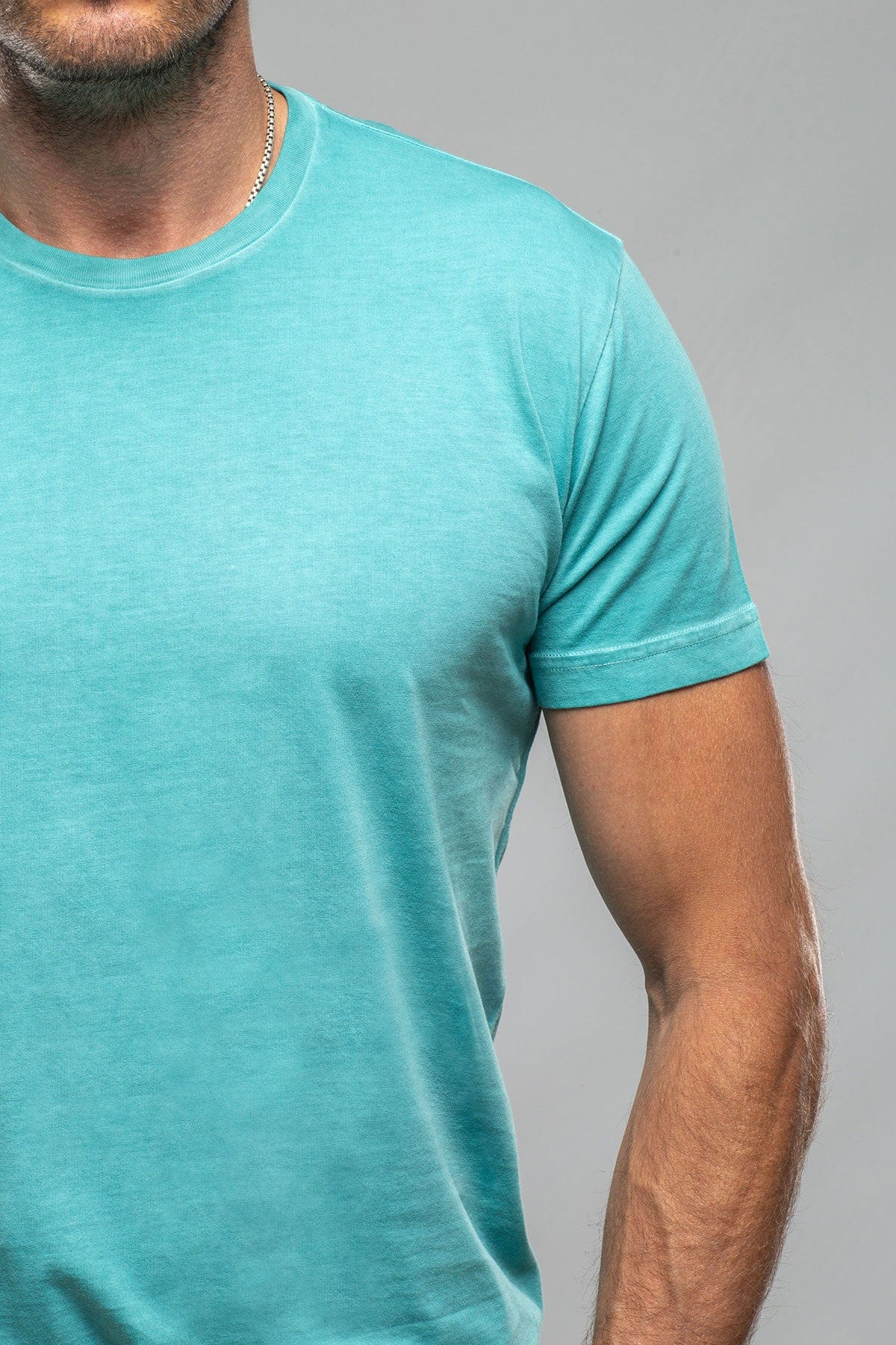 Georg Roth Pismo Cotton T In Mint | Mens - Shirts - T-Shirts