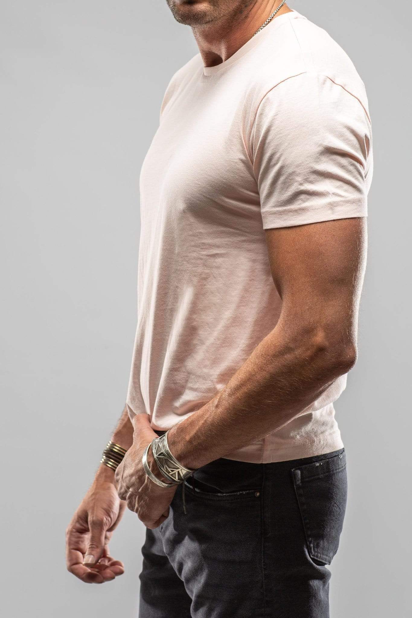 Pismo Cotton Tee In Pink - AXEL'S