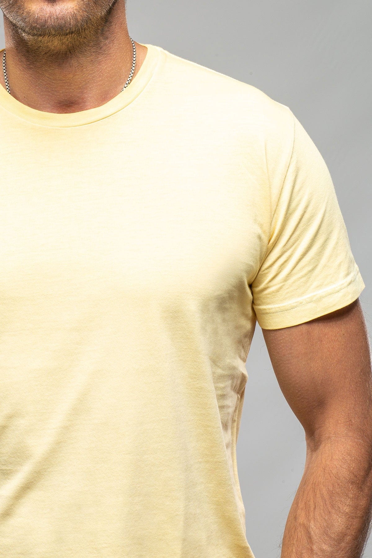 Georg Roth Pismo Cotton T In Yellow | Mens - Shirts - T-Shirts