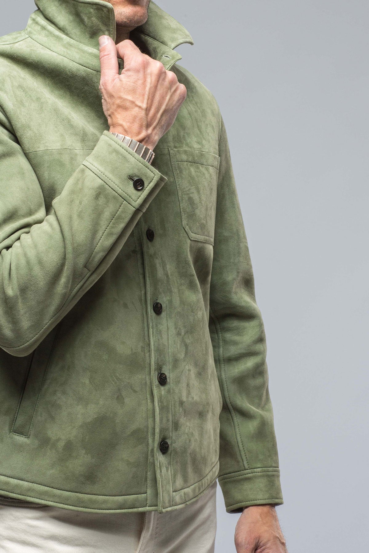 Hayden Suede Jacket | Mens - Outerwear - Leather | Baldassari