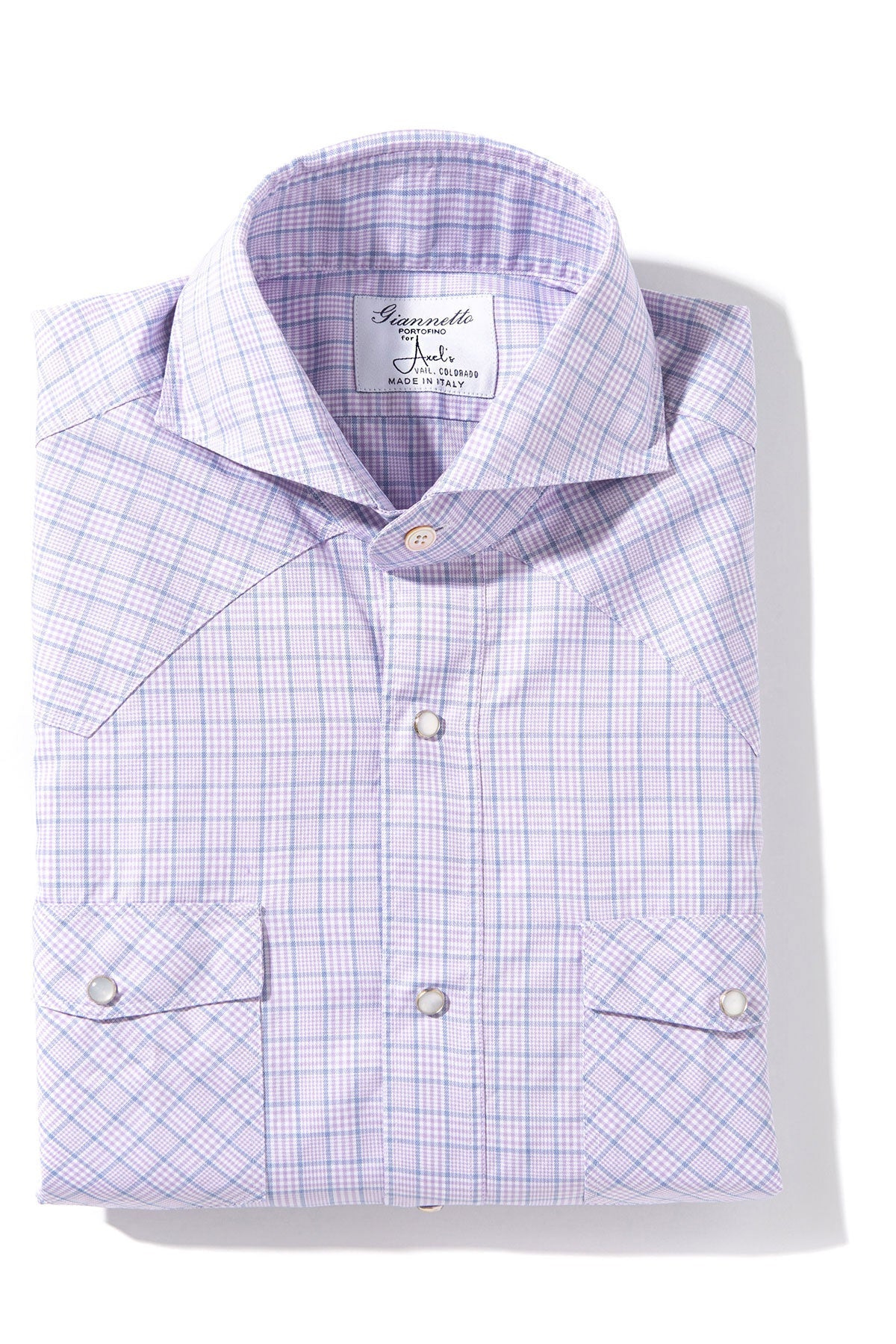 Giannetto Portofino | Bale Western Snap Shirt | Mens - Shirts - Outpost