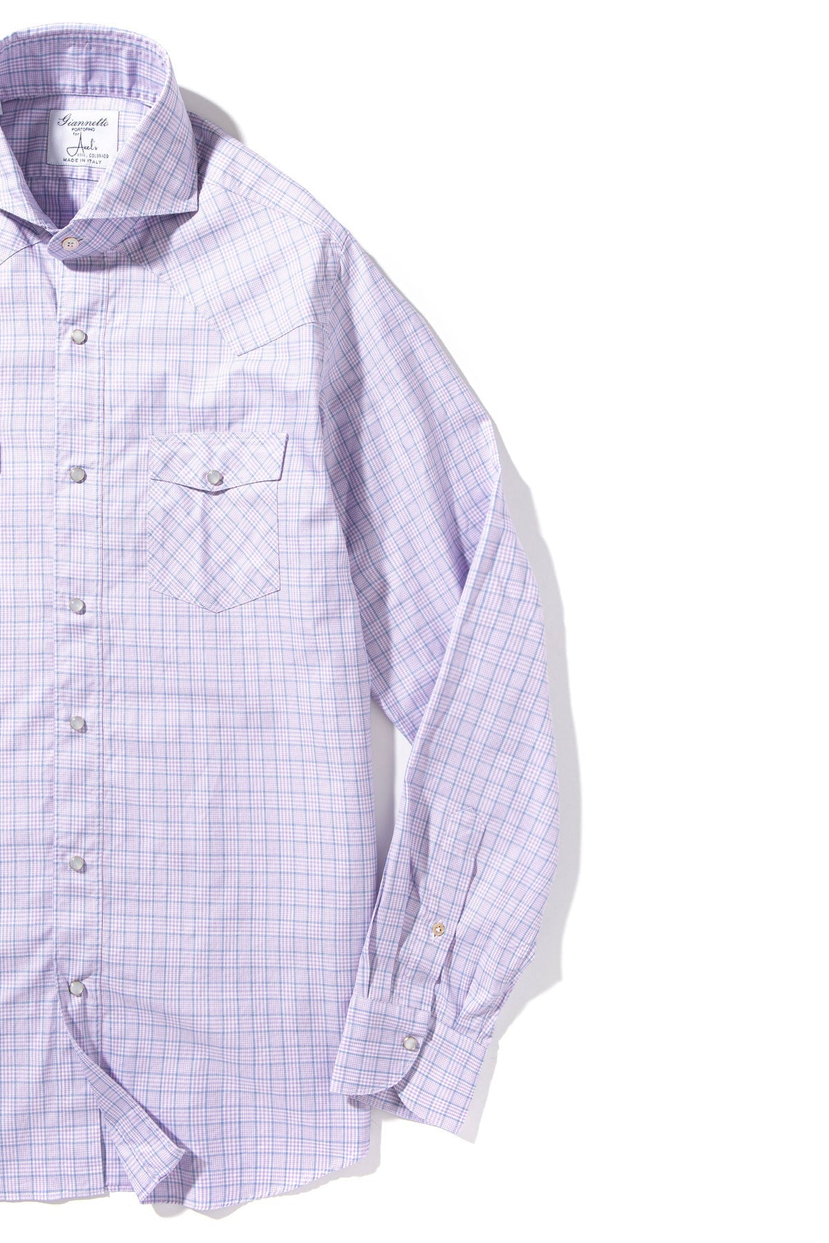Giannetto Portofino | Bale Western Snap Shirt | Mens - Shirts - Outpost