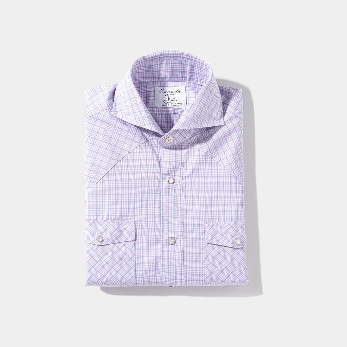 Giannetto Portofino | Bale Western Snap Shirt | Mens - Shirts - Outpost