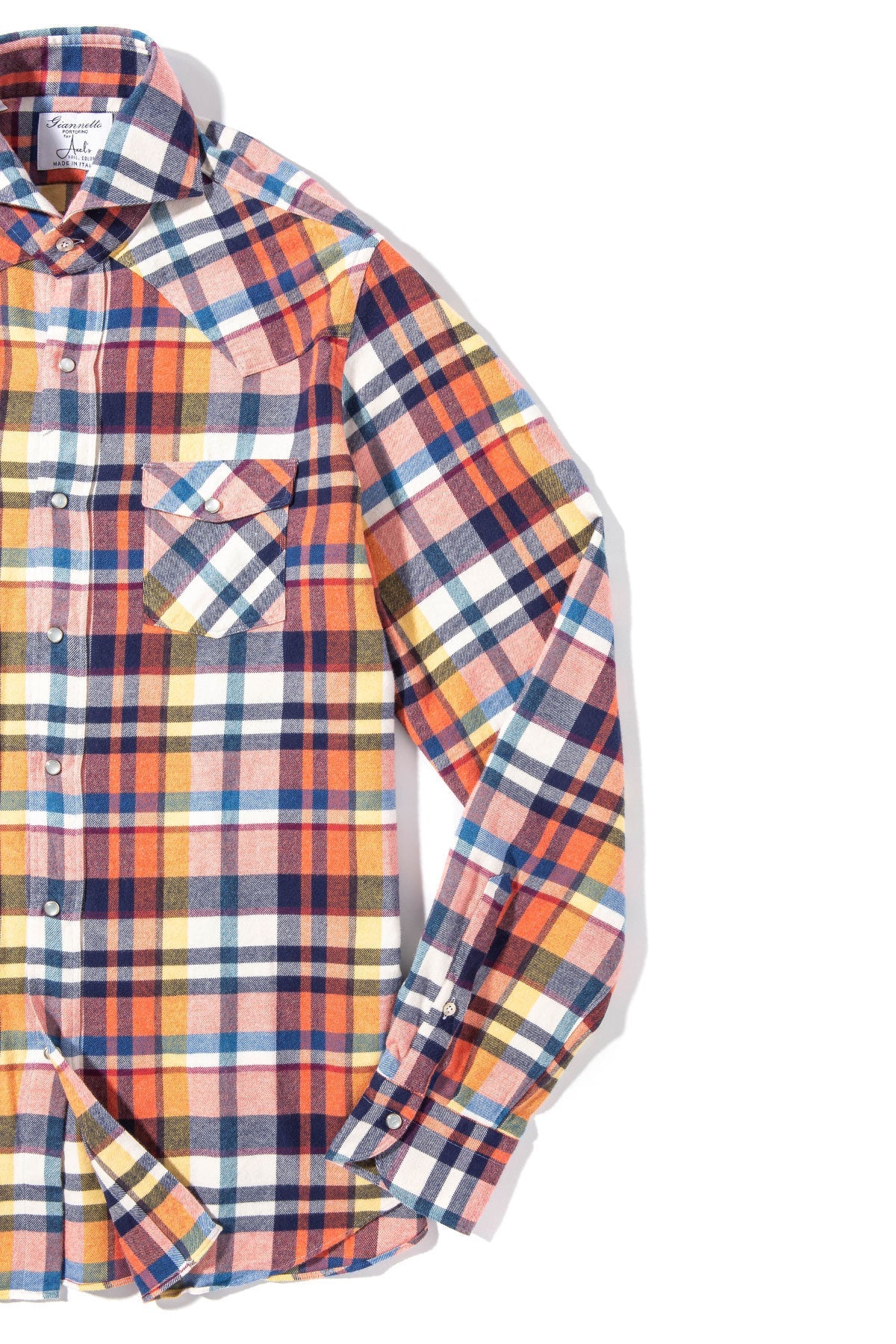 Giannetto Portofino | Boldy Western Snap Shirt | Mens - Shirts - Outpost