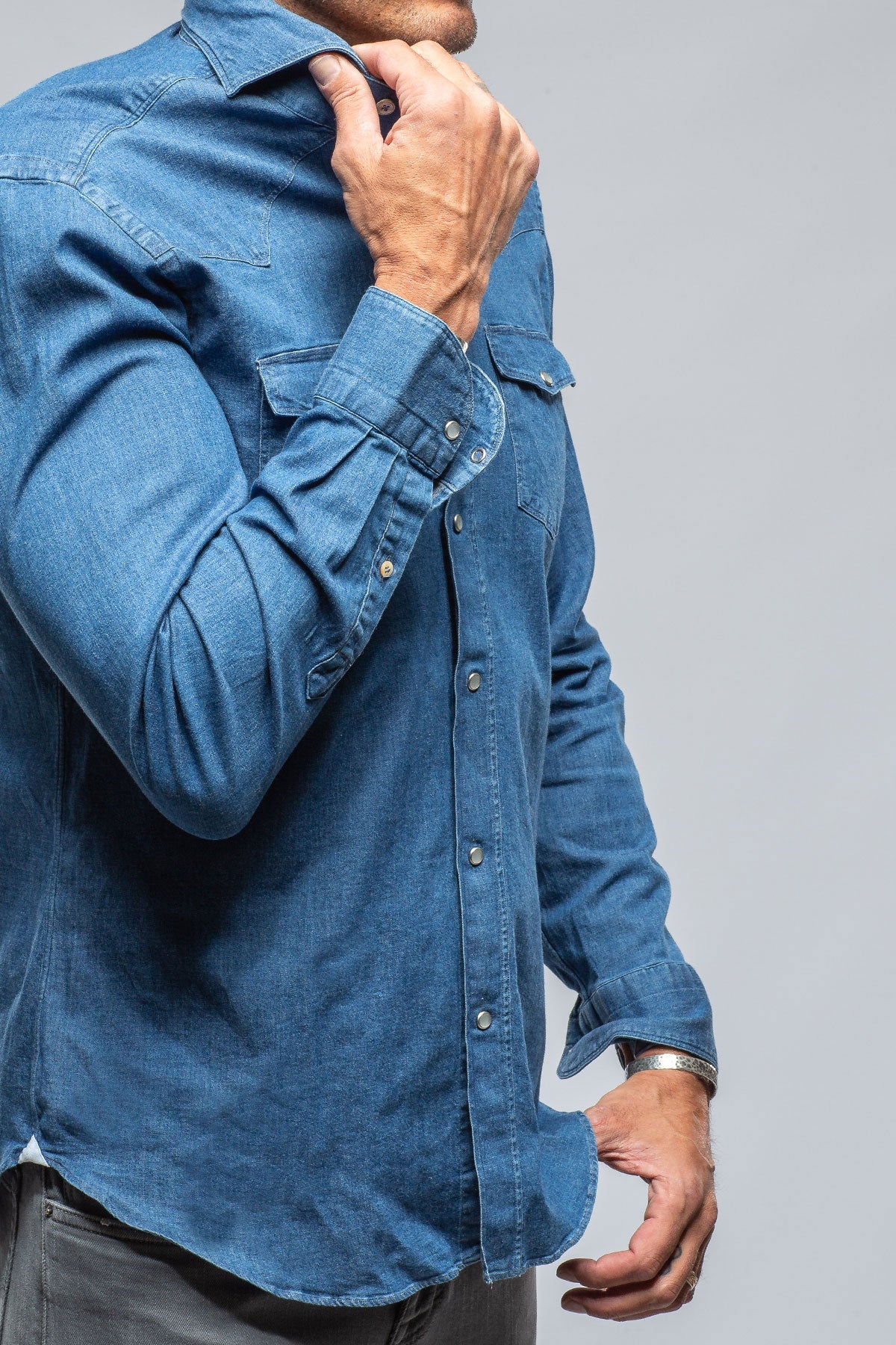 Giannetto Portofino | Kayce Western Snap Shirt | Mens - Shirts - Outpost