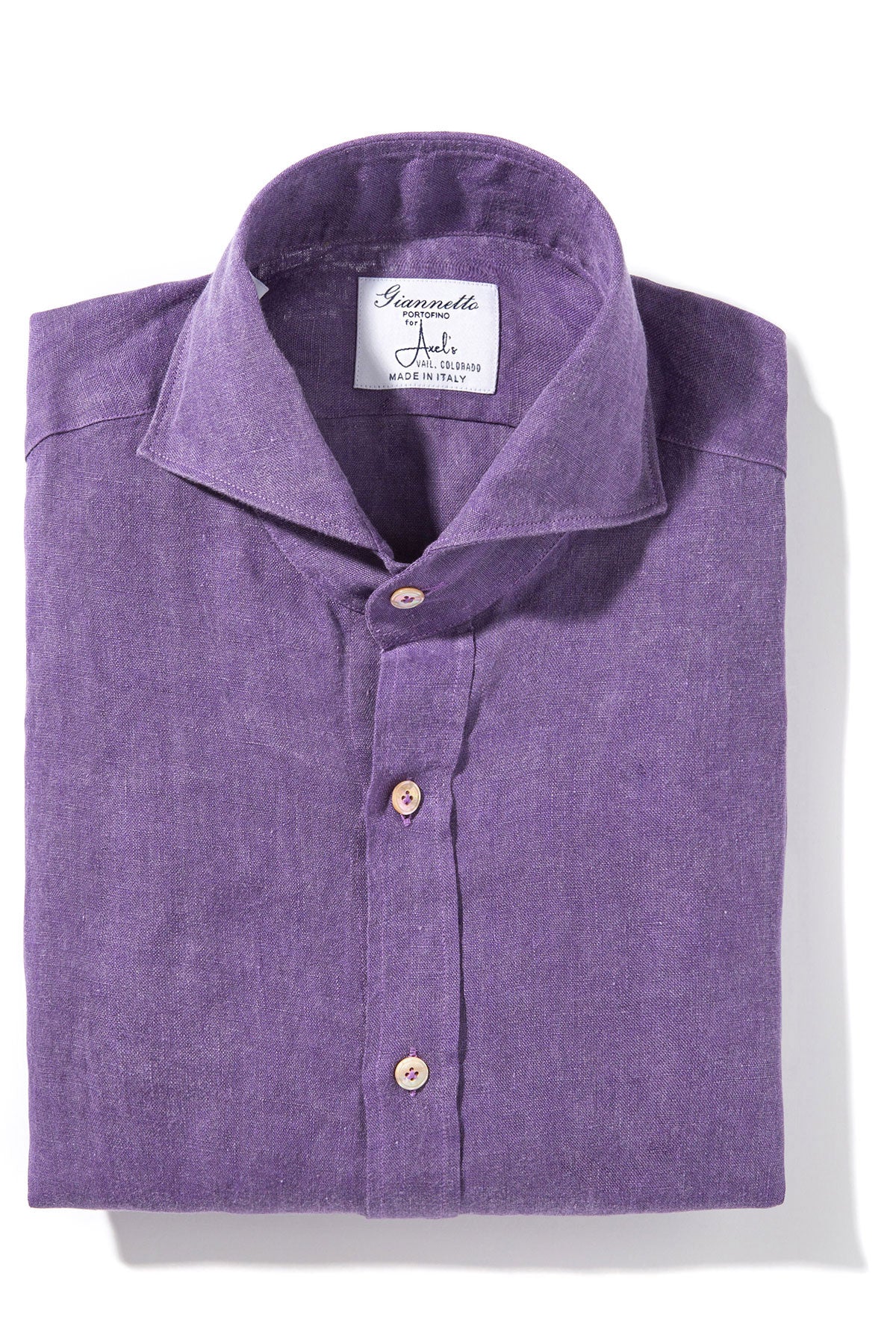 Giannetto Portofino | Roberto Linen Sport Shirt | Mens - Shirts - Outpost