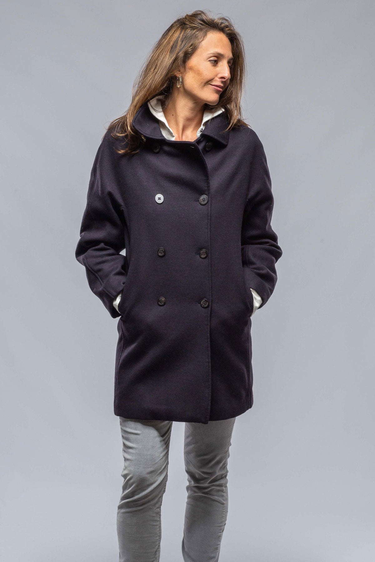 Gimo's | Annies Double Breasted Coat | Warehouse - Ladies - Outerwear - Cloth