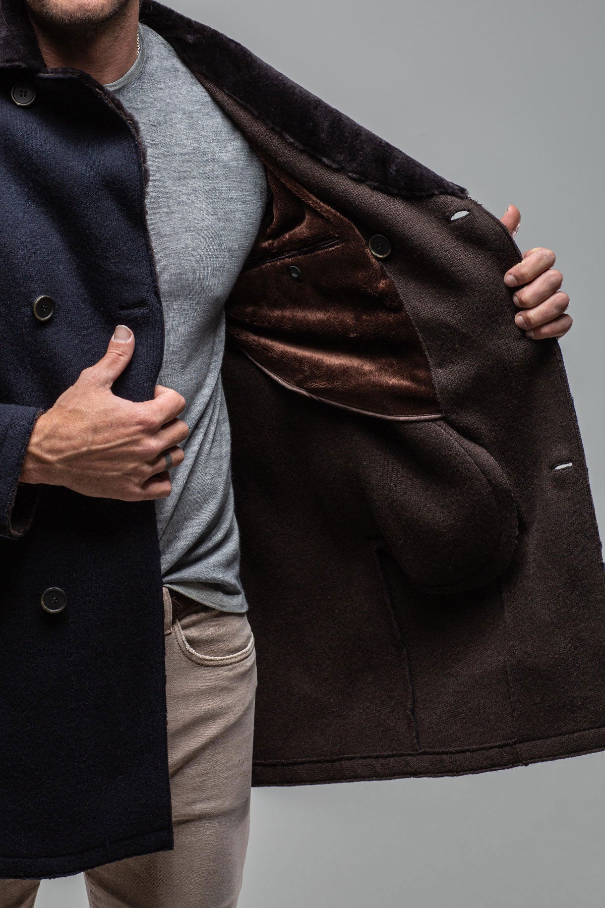 Gimo's | Elijah Double-Breasted Jacket | Warehouse - Mens - Outerwear - Cloth