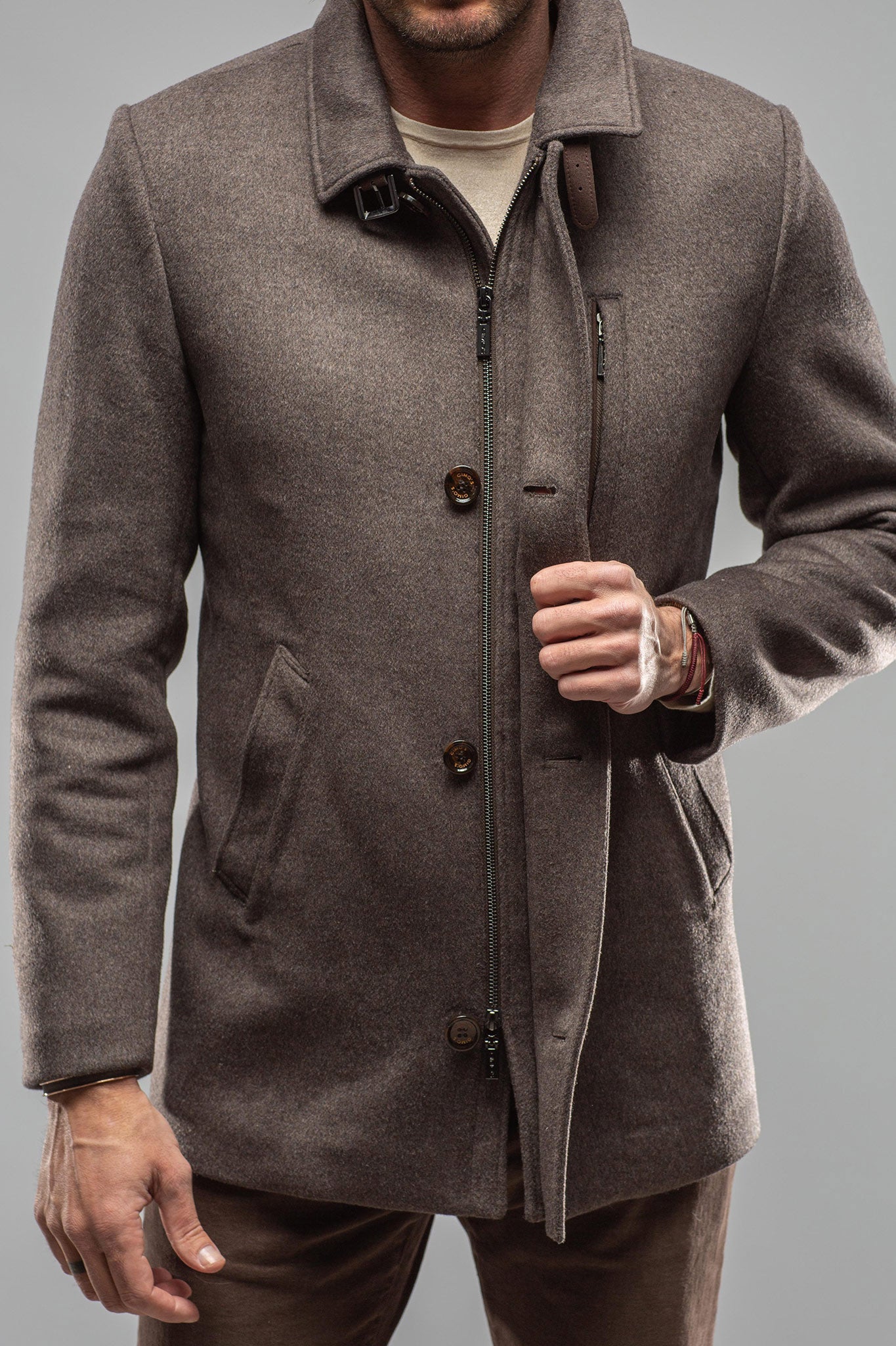 Gimo's | Ethan Wool Carcoat | Warehouse - Mens - Outerwear - Cloth