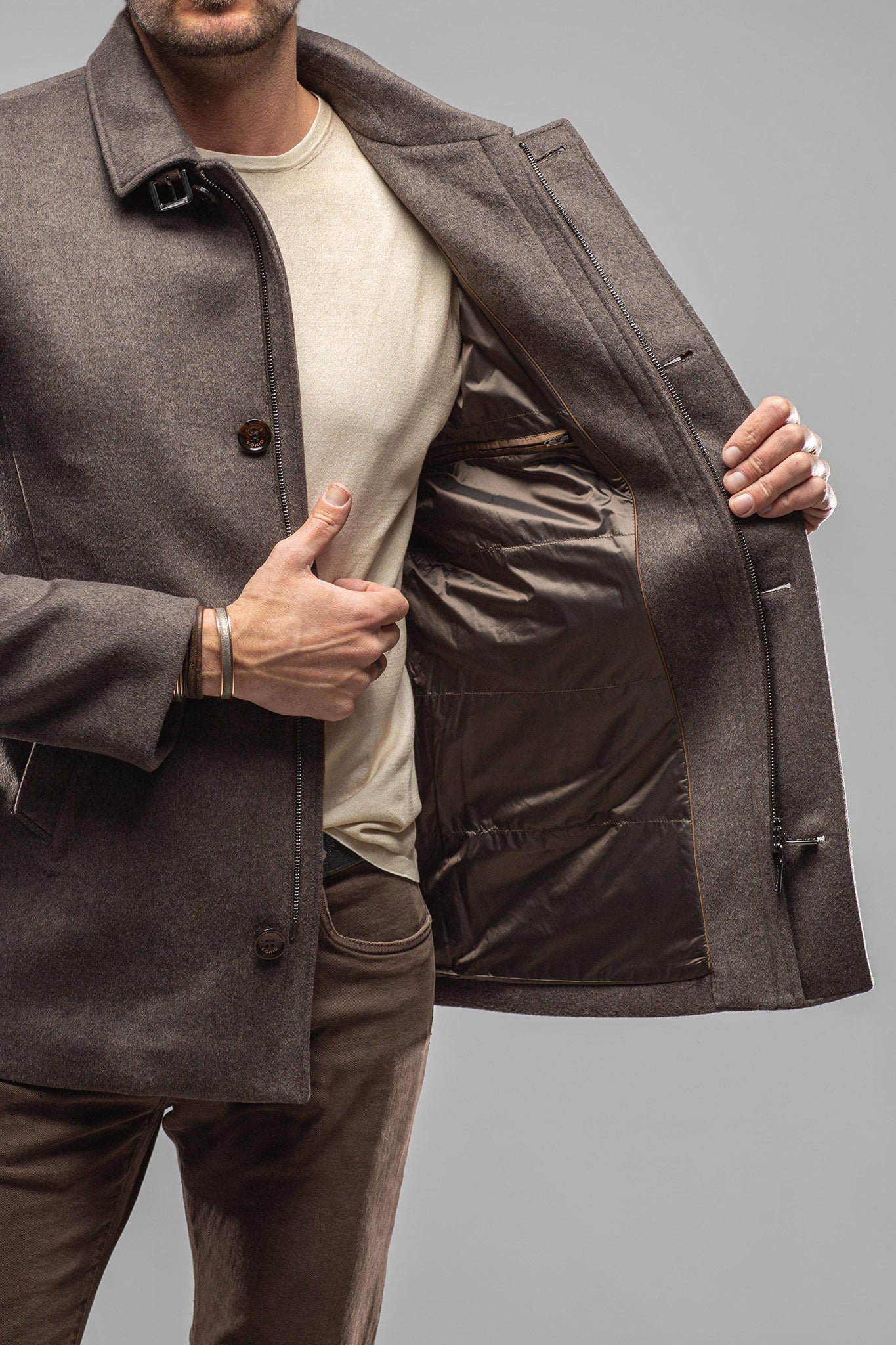 Gimo's | Ethan Wool Carcoat | Warehouse - Mens - Outerwear - Cloth